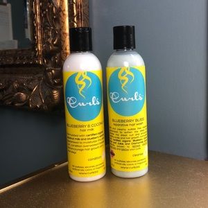 Curls blueberry wash and milk